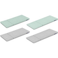 BEZUG-FÜR-KINDERMÖBEL-SET MIRUM 4 Stück, Hellgrün/Grau - Hellgrün/Grau, Textil (173/3/80cm) - KONSIMO®