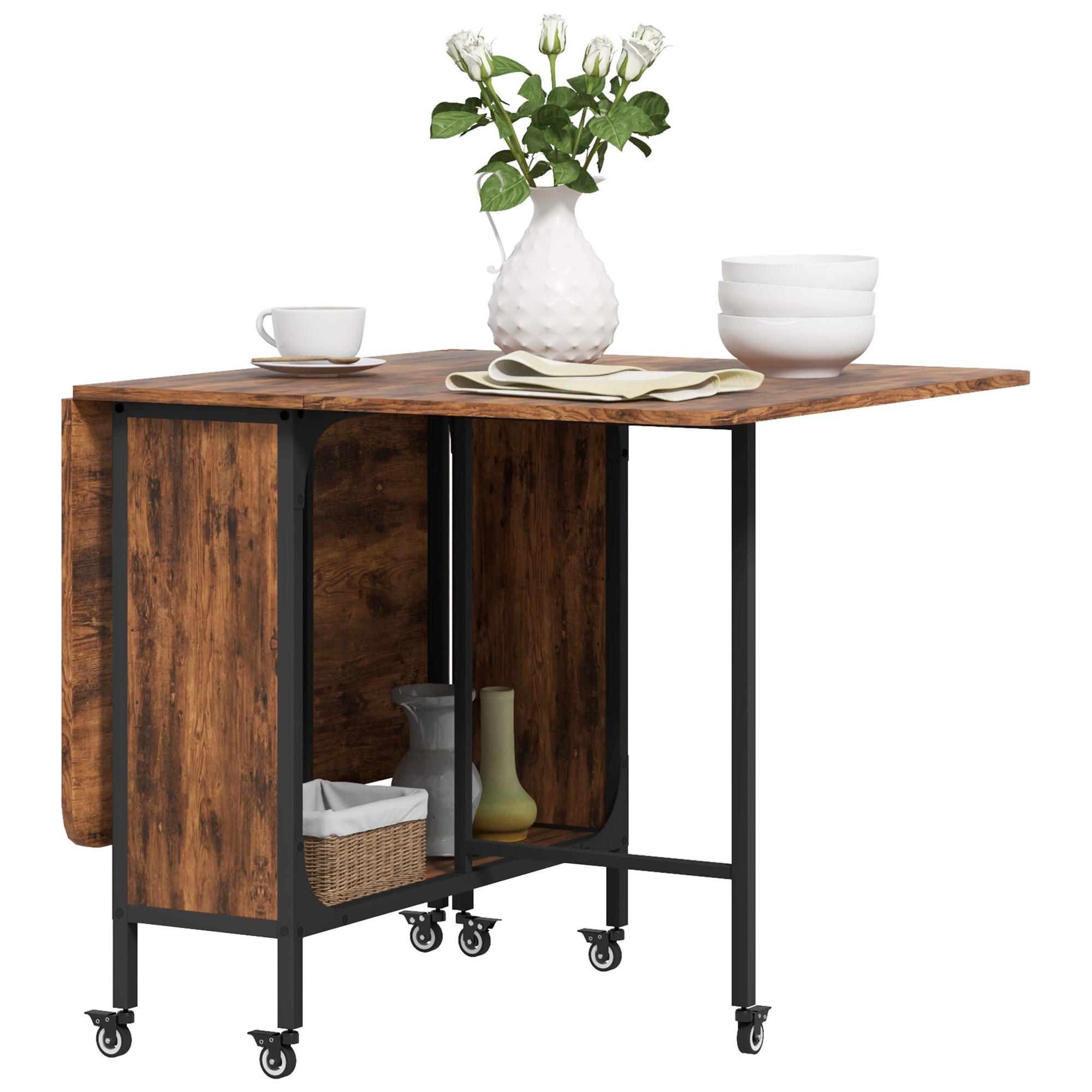 GiPP Esstisch Braun 80x74x130 cm