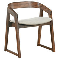 HOLZSTUHL Saloss Braun / Beige - Nussbaumfarben, Holz/Textil (55/67.5/54cm) - Selsey