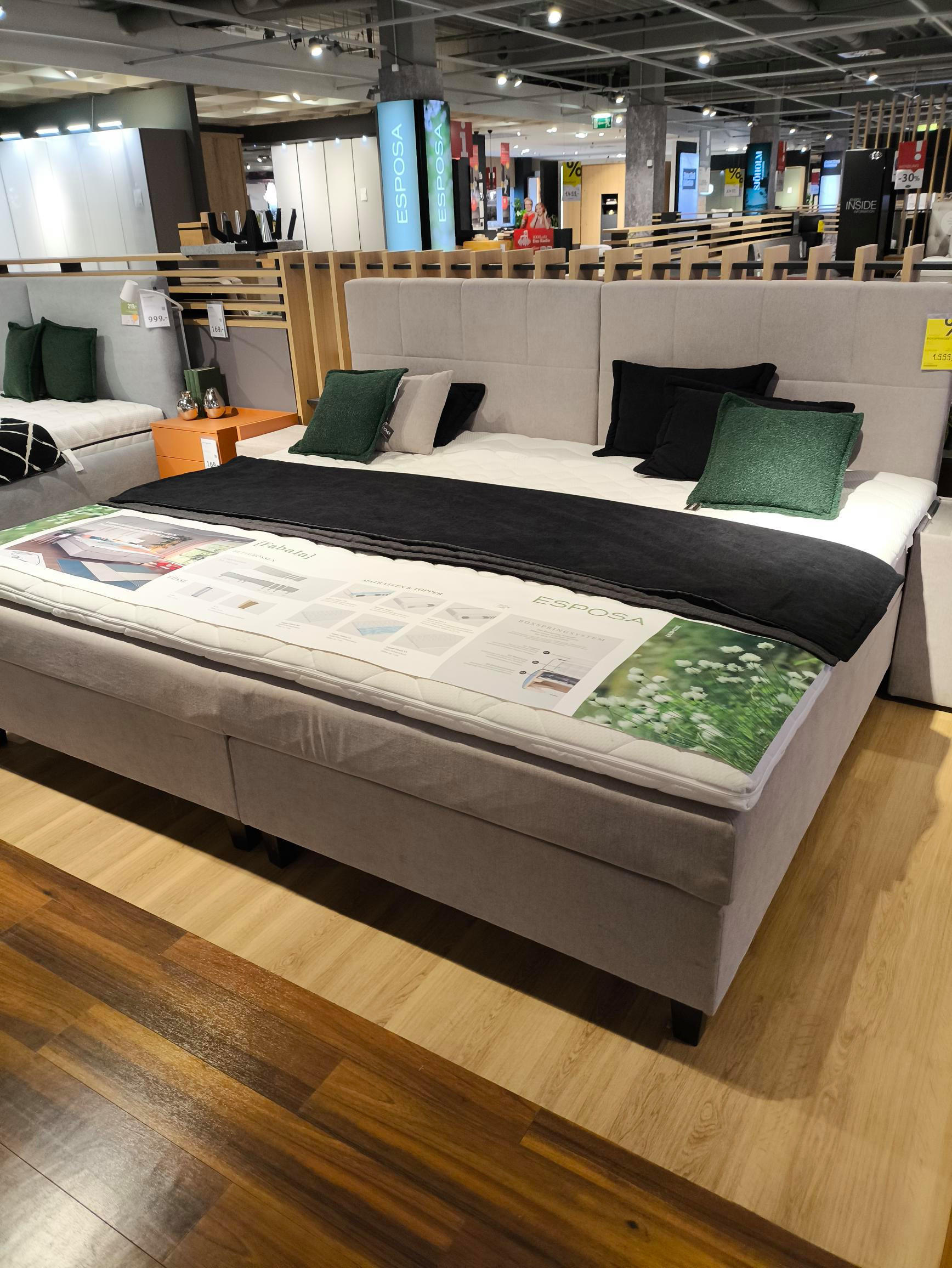 Boxspringbett FABALA, Familienbett - Esposa