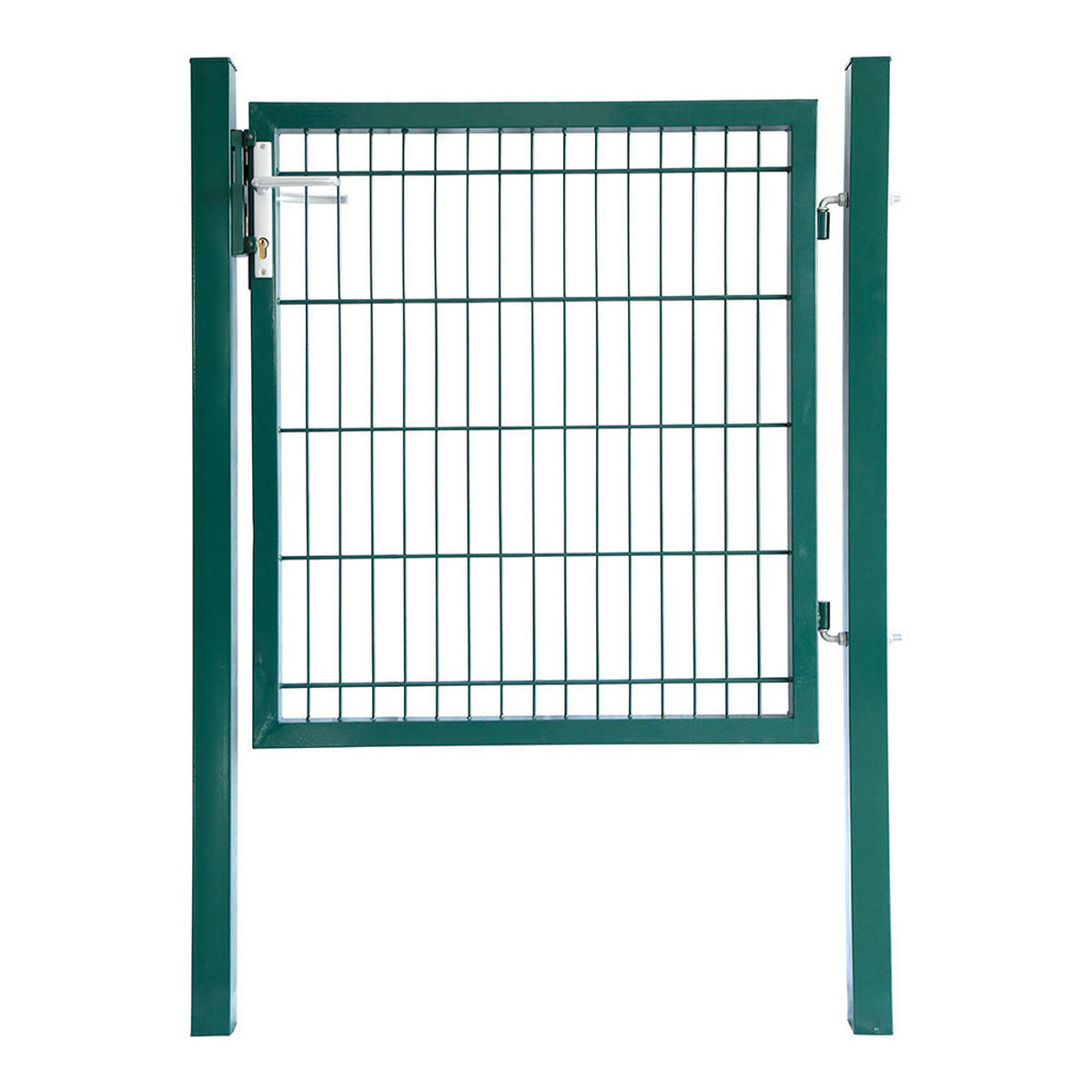 DOPPELSTABMATTEN GARTENTOR PORTARIUS - Größe: 140 cm, Farbe: Grün - Grün, Metall (190/6cm) - Home Deluxe