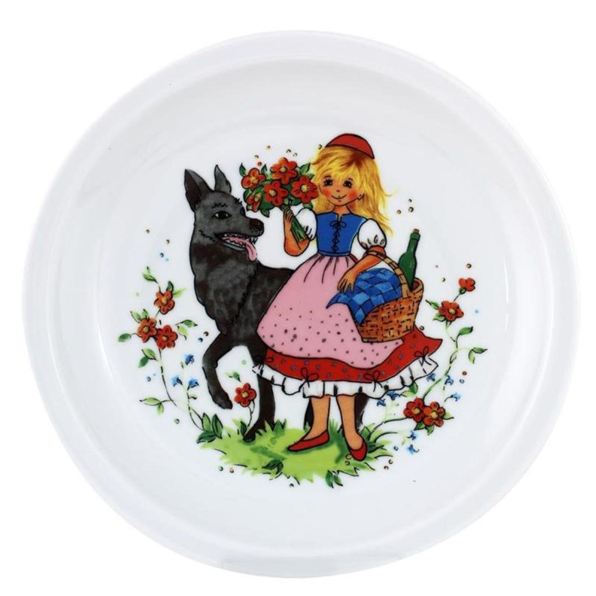 TELLER flach 20 cm Rotkäppchen - Multicolor, Keramik (20/2.8/20cm) - Eschenbach