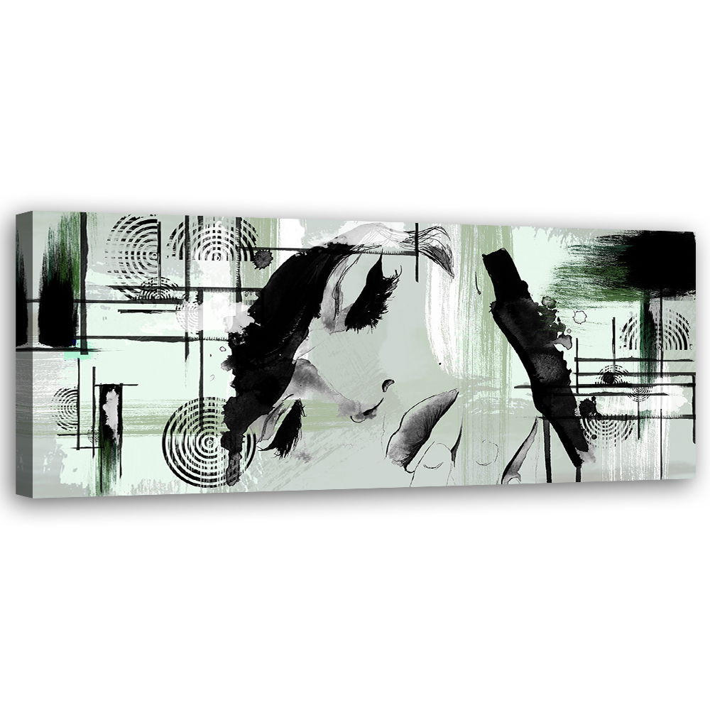 KUNSTDRUCK Grau 150/50 cm - Grau, Textil (150/50cm) - KUNSTLOFT