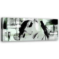KUNSTDRUCK Grau 150/50 cm - Grau, Textil (150/50cm) - KUNSTLOFT