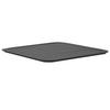 TISCHPLATTE 60 x 60 cm, Schwarz - Schwarz, Metall (60/60/2cm) - Oviala