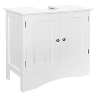SKŘÍŇKA POD UMYVADLO - bílá, kompozitní dřevo (30/60/60cm) - ML-DESIGN
