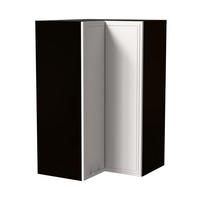 ECKHÄNGESCHRANK Salo W14/60 Schwarz / Weiß Matt 60 / 60 / 96cm - Schwarz/Weiß, Holz/Holzwerkstoff (60/96/60cm) - Feldmann-Wohnen