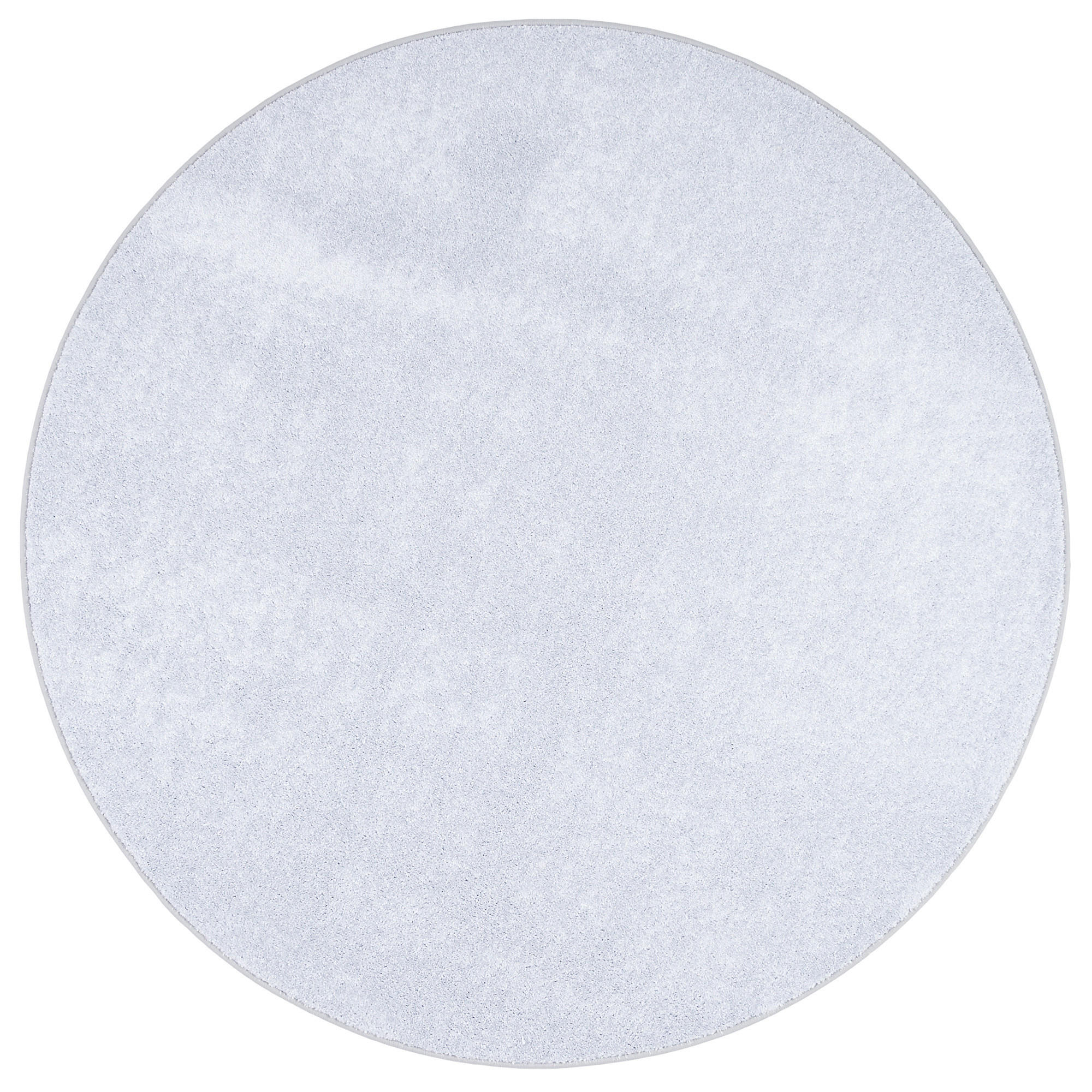 LUXUS SOFT VELOURS TEPPICH SHINE RUND - Silberfarben, Textil (200/200cm) - Snapstyle
