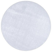 LUXUS SOFT VELOURS TEPPICH SHINE RUND - Silberfarben, Textil (100/100cm) - Snapstyle