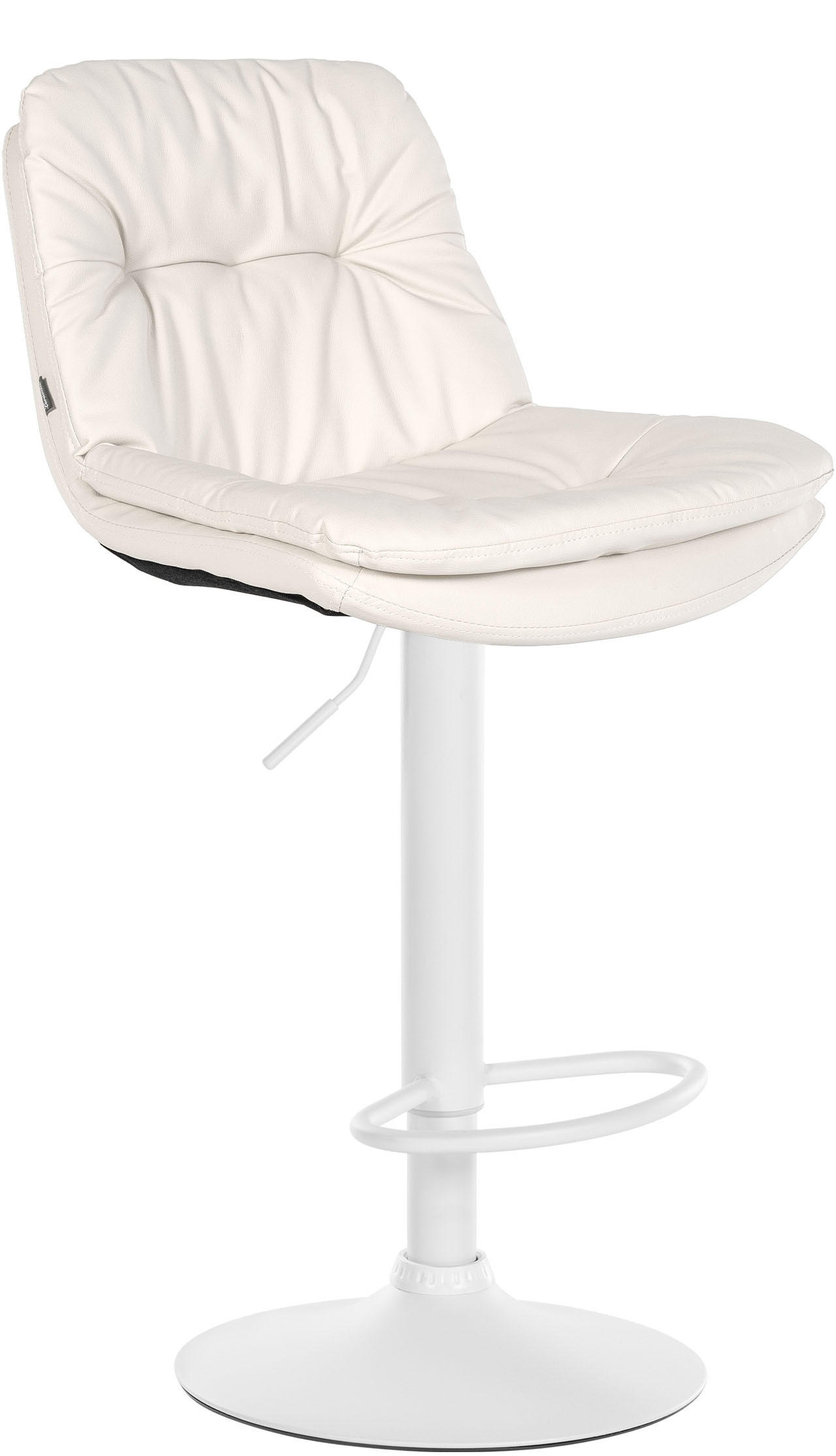 Deluke Barhocker Weiß 46x92x54 cm