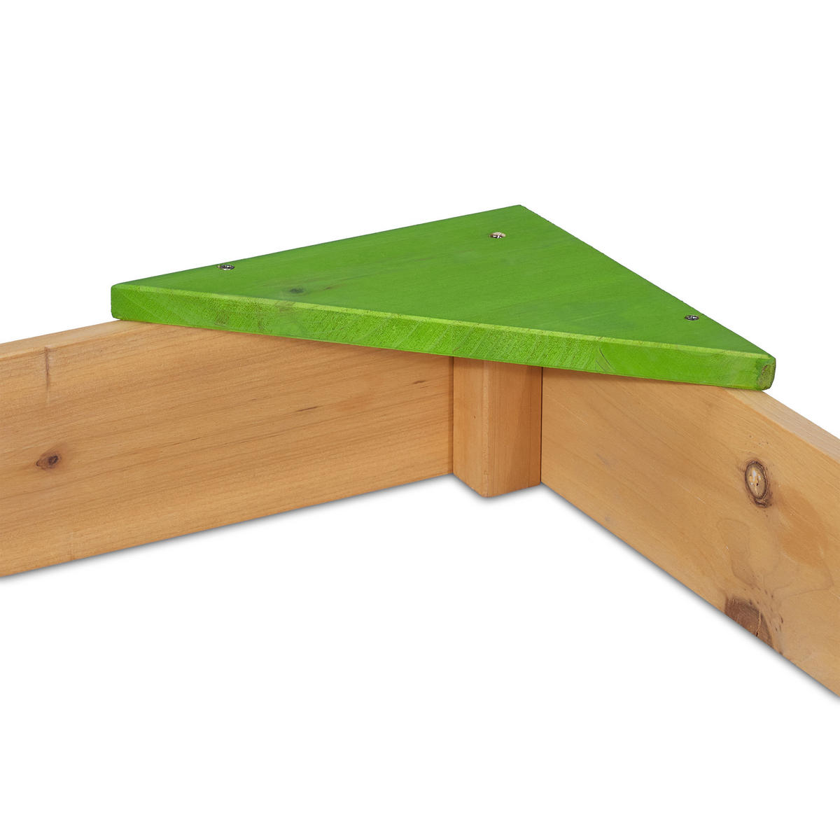 SANDKASTEN - Hellbraun, Holz (90/90/11.5cm) - Relaxdays