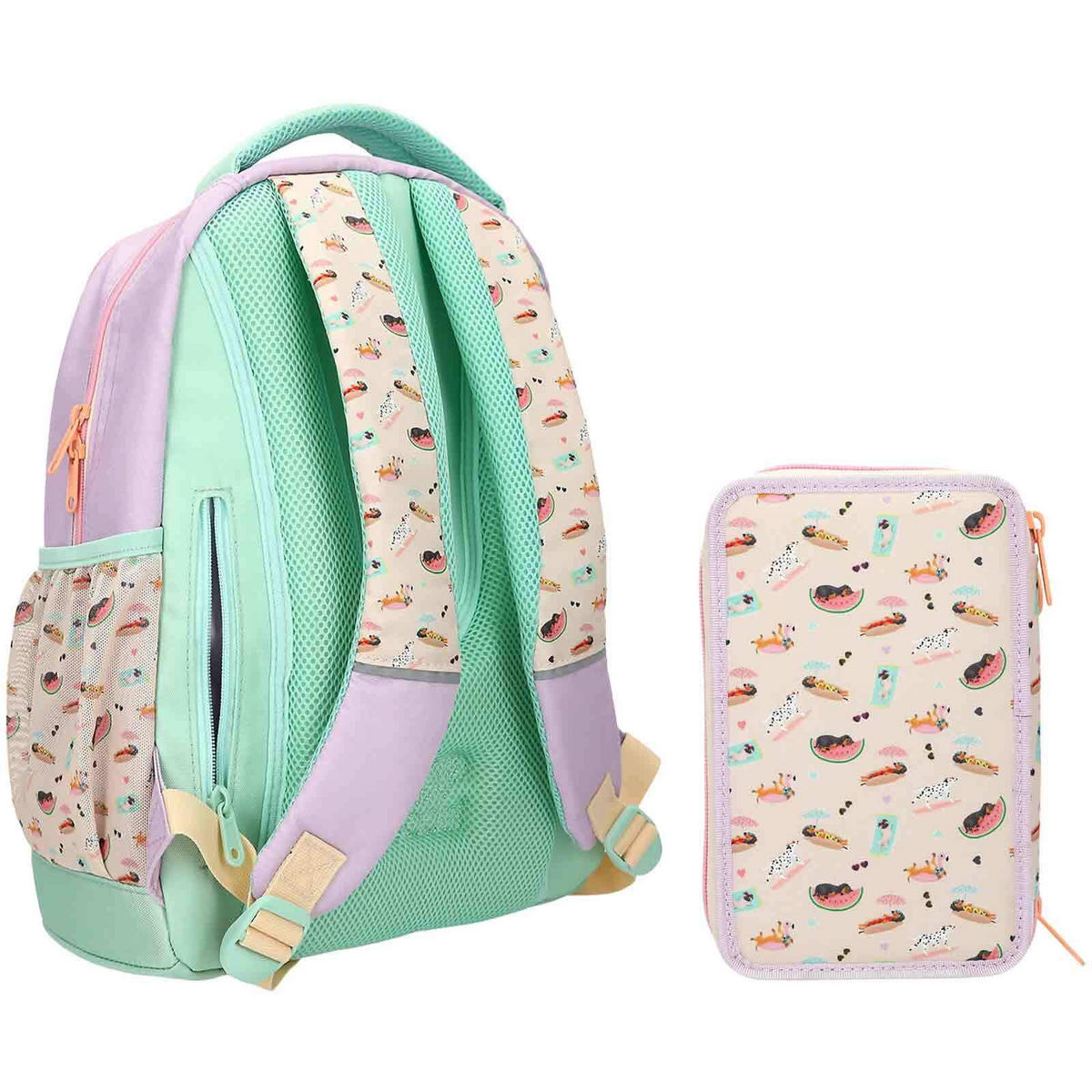 SCHUL-SET SUNNY DOG TOPModel bunt 2er Set - Multicolor, Textil (2/2cm) - Depesche Germany
