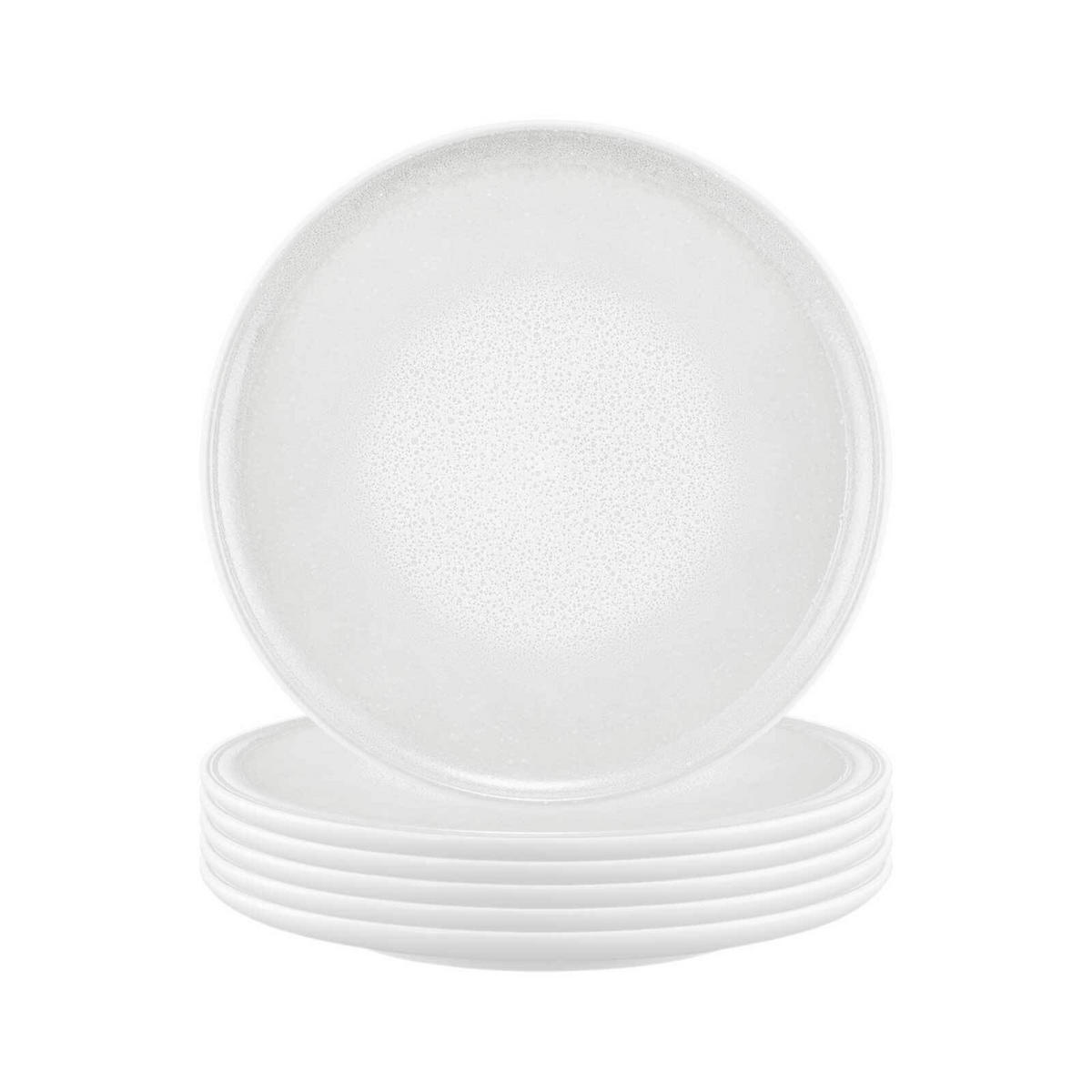 FRÜHSTÜCKSTELLER Sento Home Aura white ø 21,4 cm 6er Set - Weiß, Keramik (21.4cm) - Seltmann Weiden