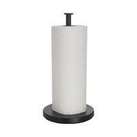KÜCHENROLLENHALTER Leif aus Metall in Schwarz - Schwarz, Metall (16/31/16cm) - Mömax