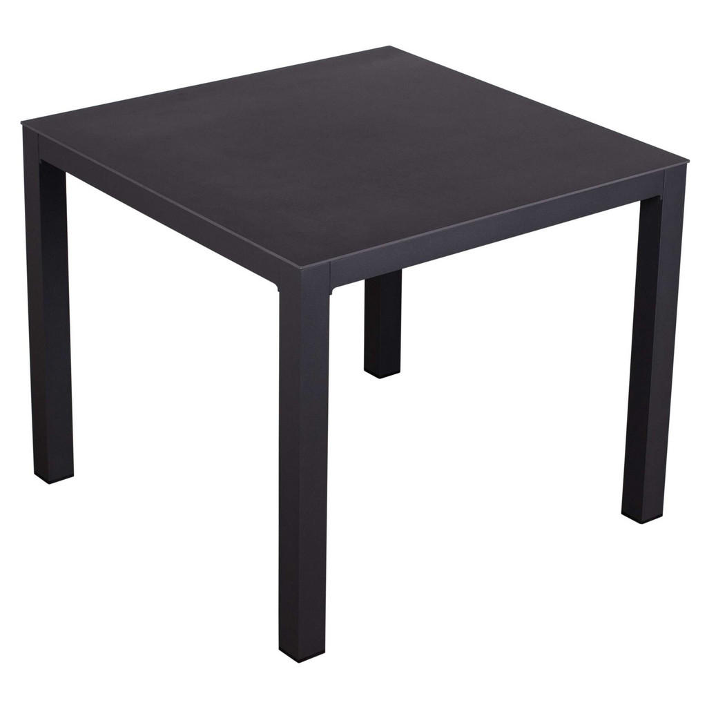 Thumbnail - Mr. Deko Gartentisch, Schwarz, Metall, einzeln stellbar,rechteckig,Rechteckig, 90x76x90 cm, Gartenmöbel, Gartentische, G...