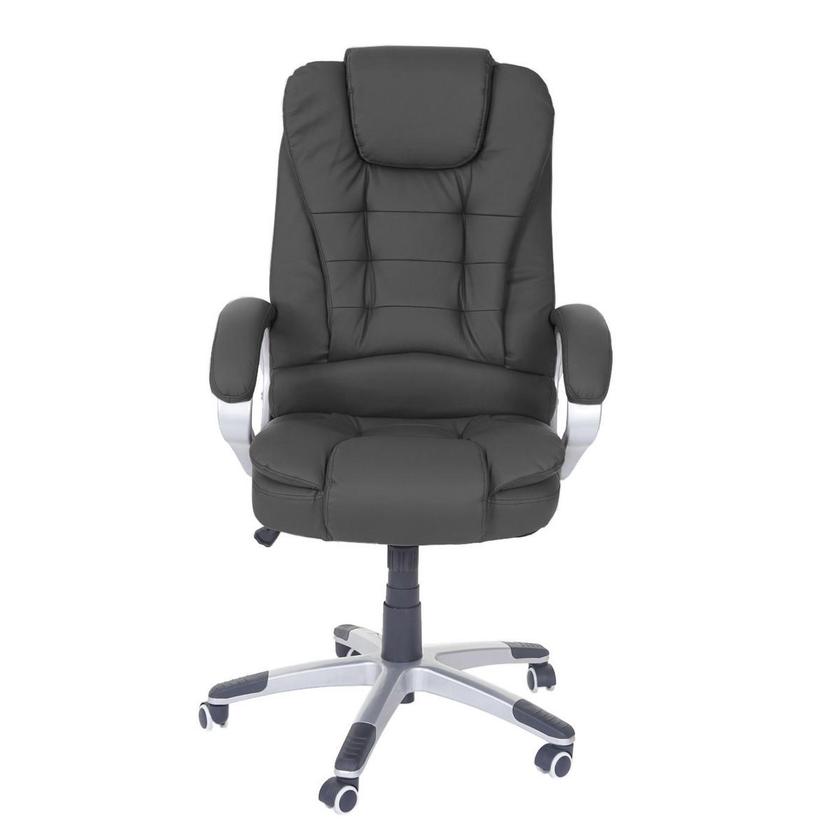 MASSAGE-BÜROSTUHL Schwarz - Schwarz, Textil (68/120/70cm) - MCW