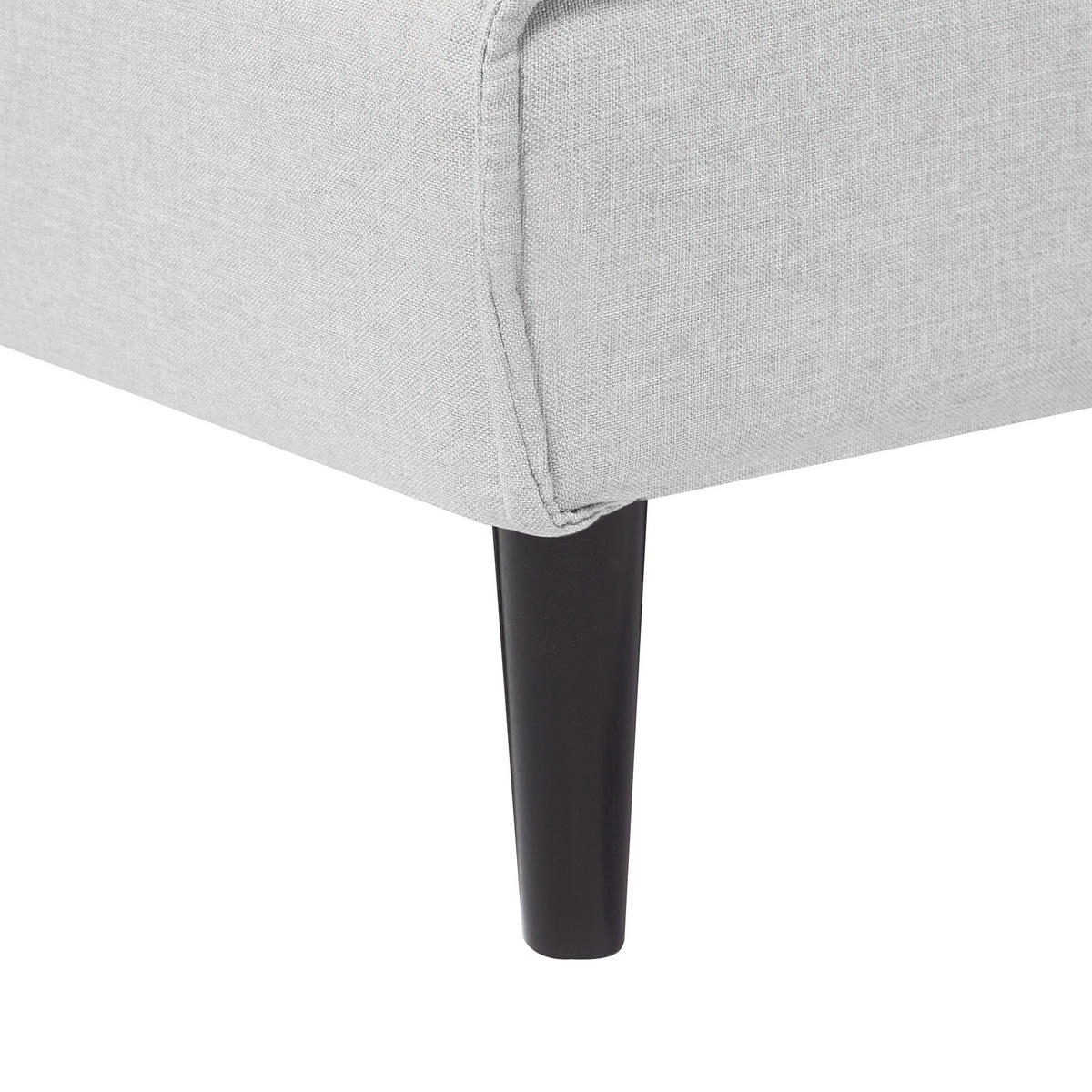 3-SITZER-SCHLAFSOFA Polyester Grau Visby - Hellgrau, Textil (180/80/92cm) - Beliani