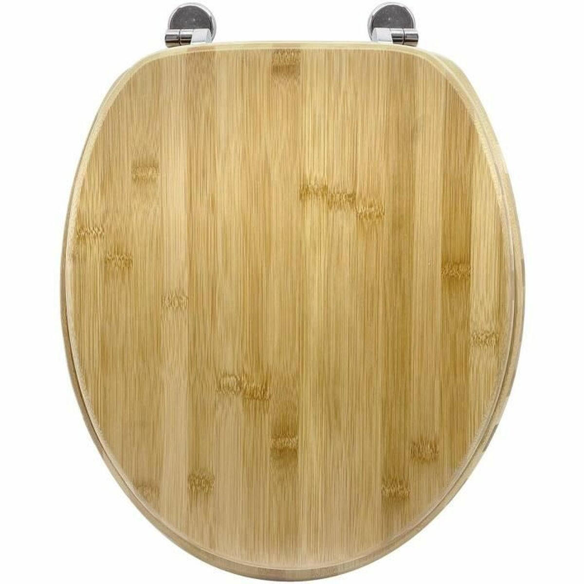 TOILETTENABDECKUNG GEL3467937116698 Bambus - Naturfarben, Naturmaterialien (38.3/4.9/46cm) - Gelco