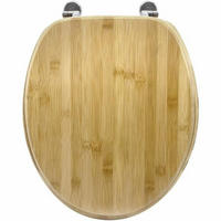 TOILETTENABDECKUNG GEL3467937116698 Bambus - Naturfarben, Naturmaterialien (38.3/4.9/46cm) - Gelco