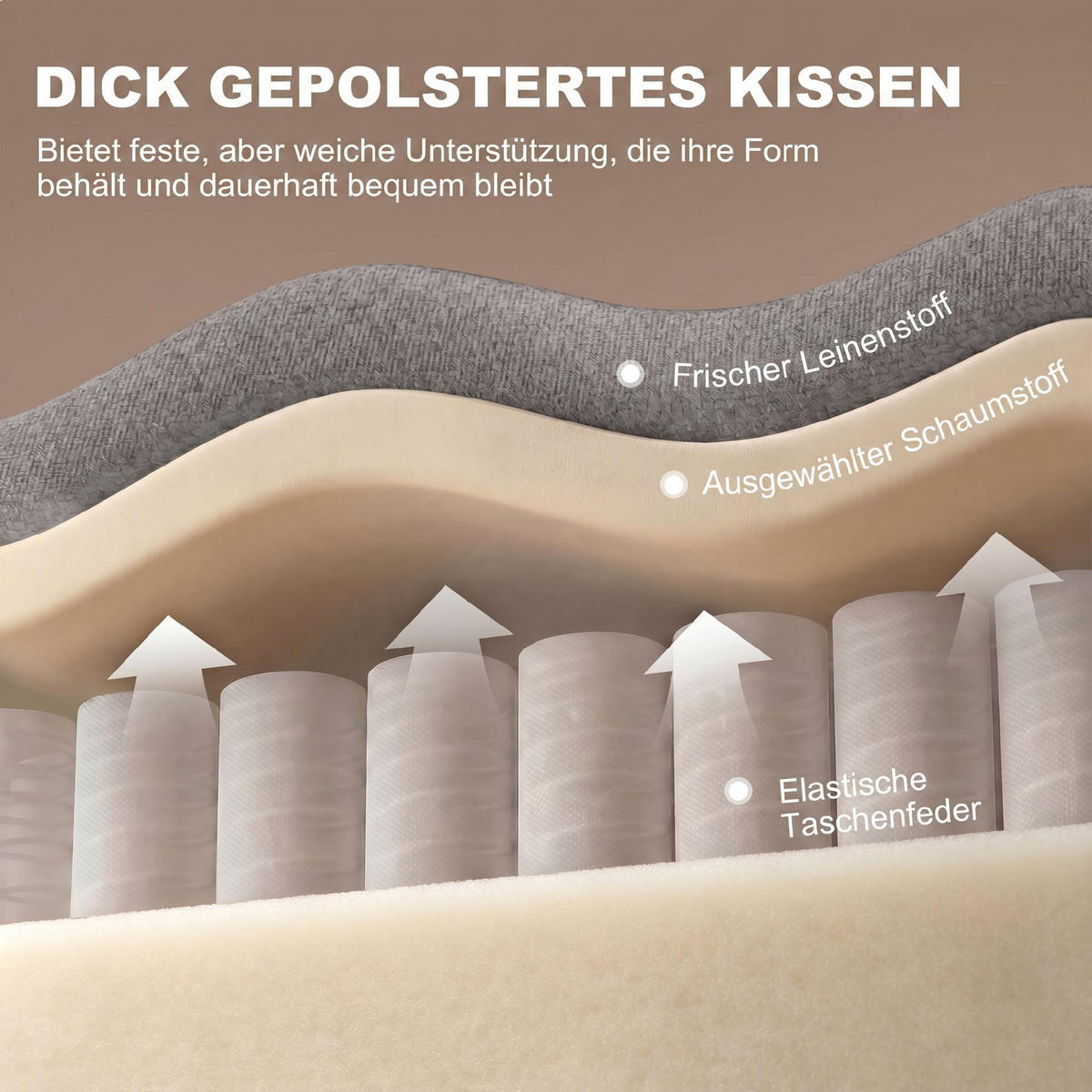 SESSEL Polyester Hellgrau - Hellgrau, Textil (79/84/85cm) - HOMCOM