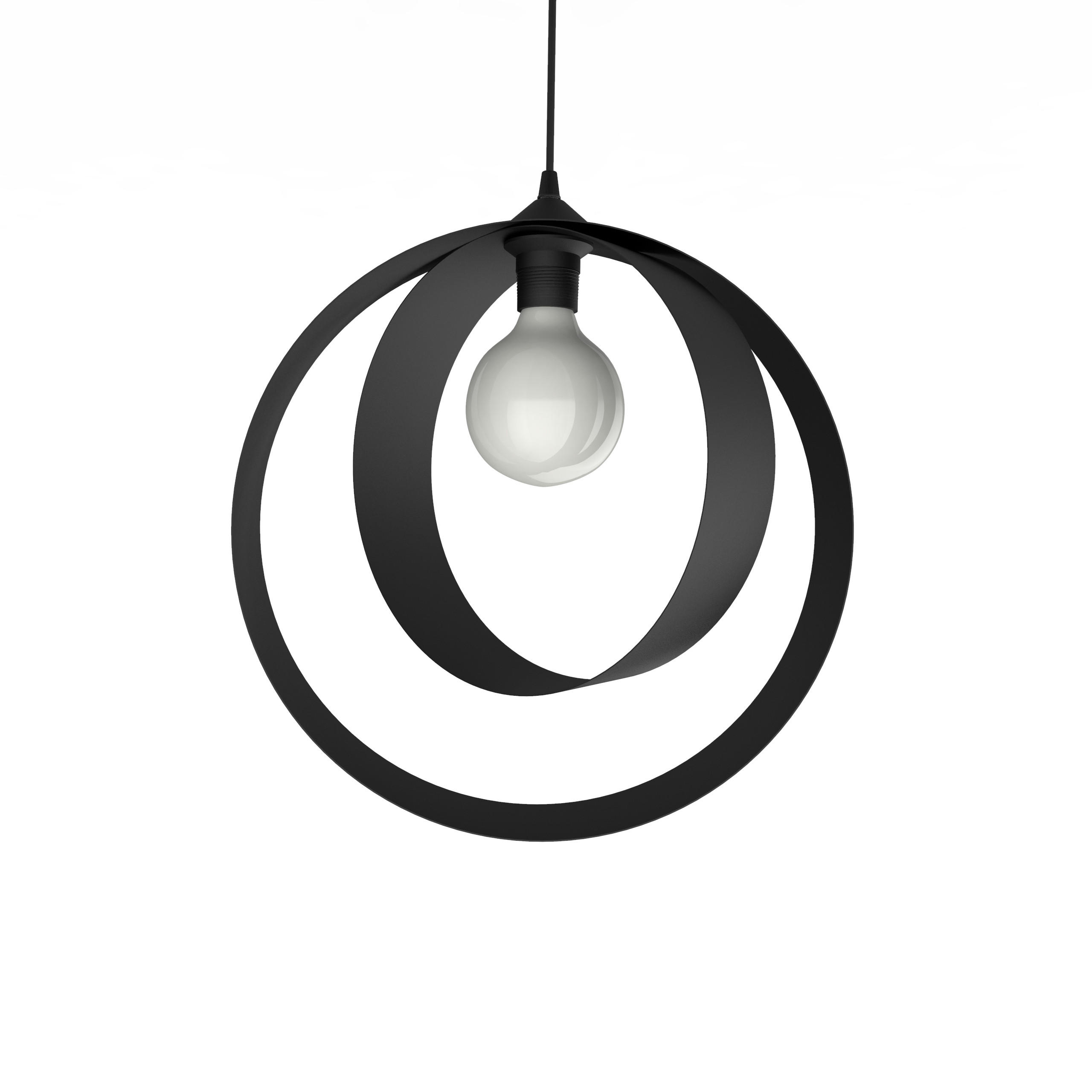 HÄNGELEUCHTE Nucleo - Schwarz, Metall (7/40/40cm) - Lumicom