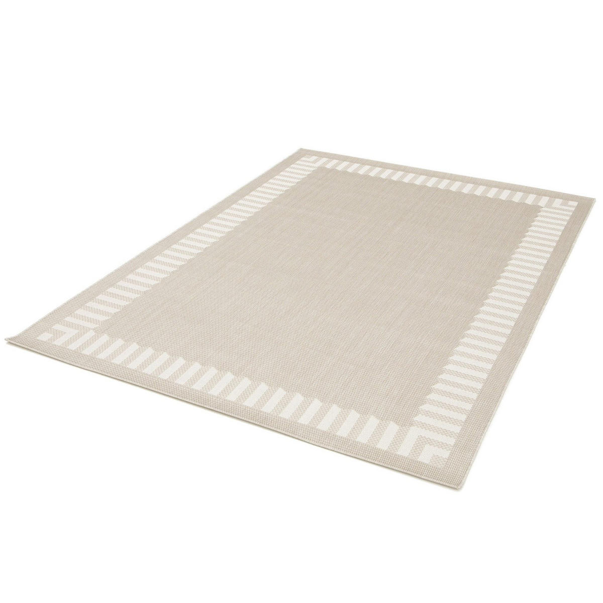 DESIGN Teppich für Innen und Außen beige - Beige, Textil (120/170cm) - AFK Living