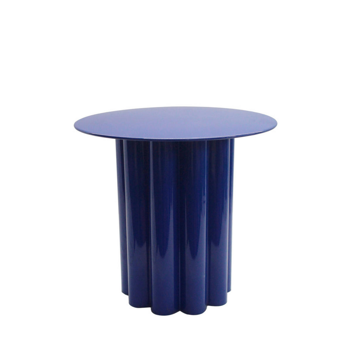 BEISTELLTISCH - Metall - Blau - Blau, Metall (43/43/40cm) - Drawer