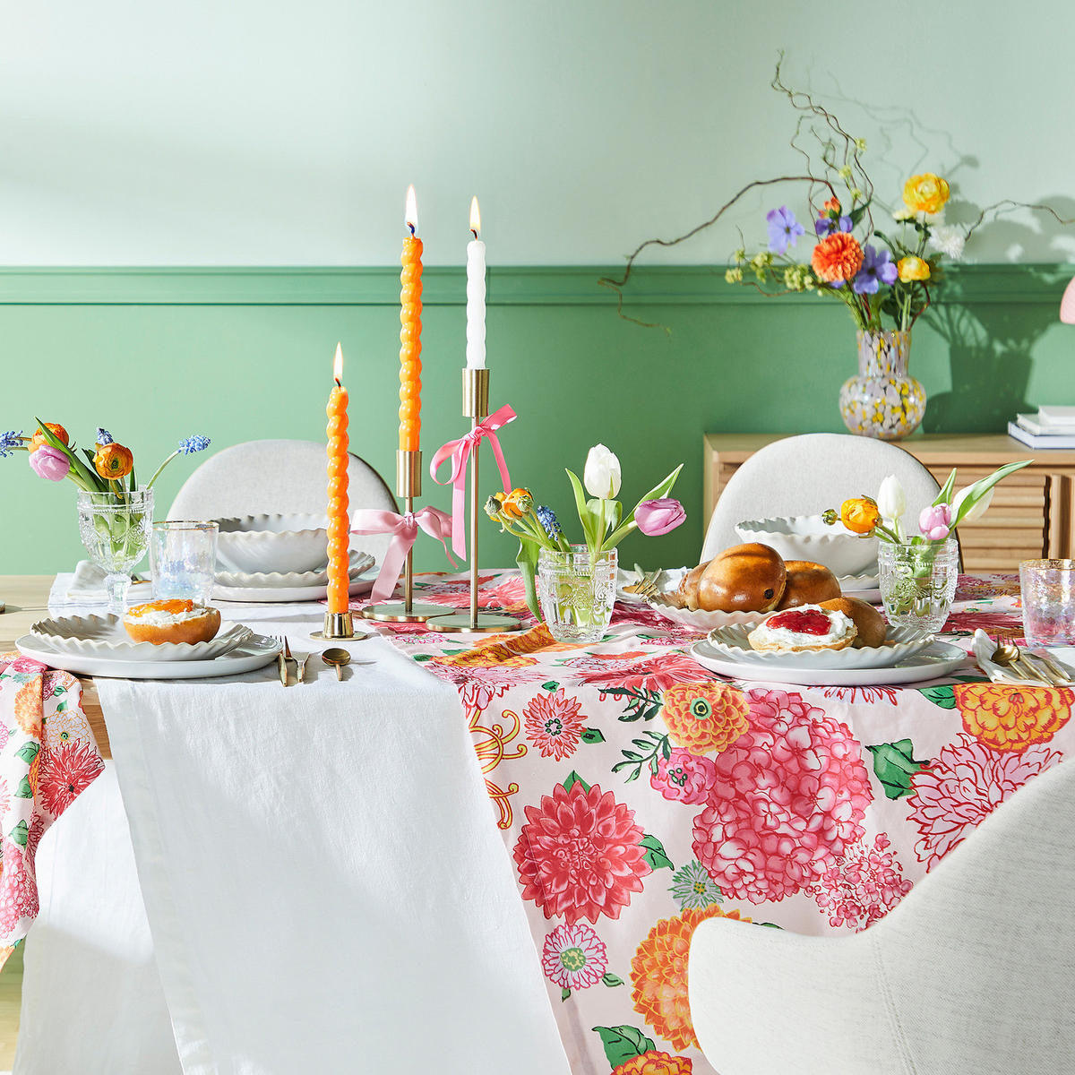 TISCHDECKE Locarno - Multicolor, Textil (250/160cm) - Butlers