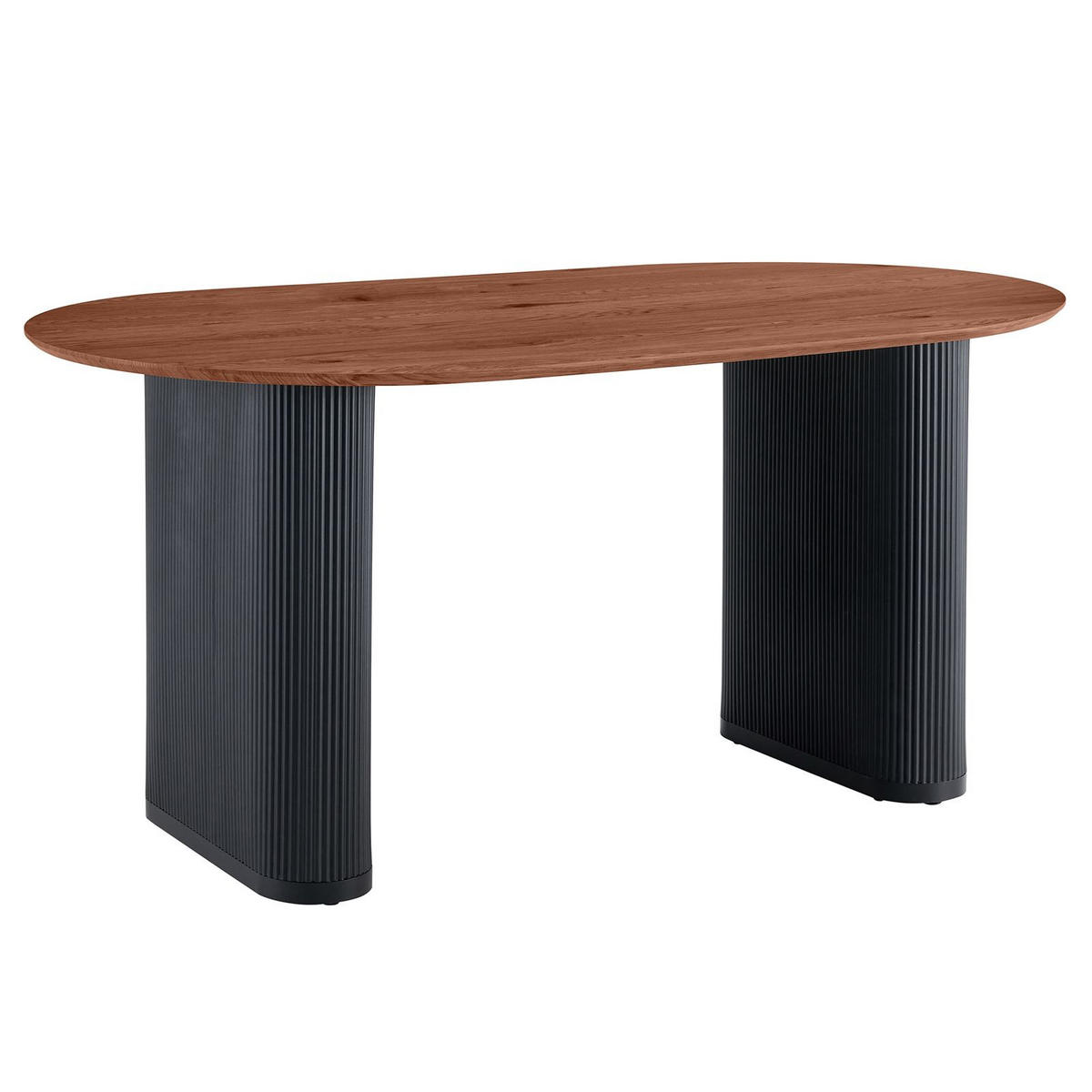 ESSTISCH MAXIM - Braun, Metall (90/160/75cm) - IDIMEX