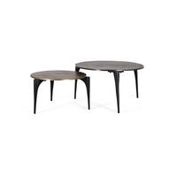 COUCHTISCH aus Aluminium - Goldfarben, Metall (64/64/37cm) - Giner y Colomer