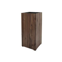 PFLANZKASTEN Colorado 2, 33x72 cm, Akazienholz, dunkel Braun - Dunkelbraun, Holz (33/72/33cm) - dasmöbelwerk