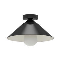 DECKENLEUCHTE - Schwarz, Metall (25/25/15cm) - Lumicom