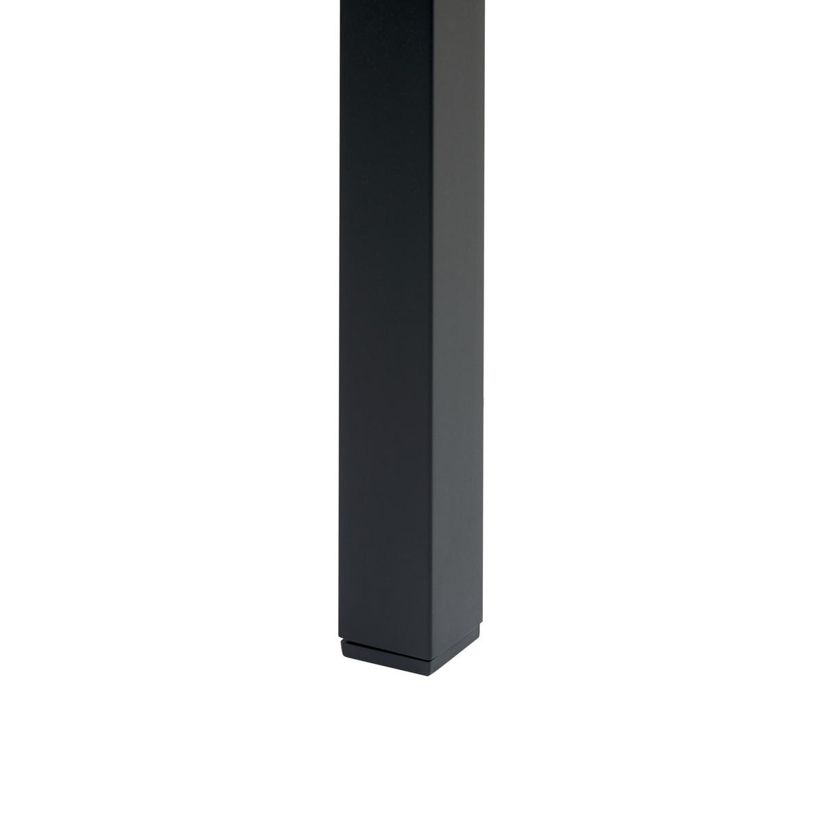 GARTENTISCH Aluminium hellbraun/schwarz 180/90 cm Vernio - Hellbraun/Schwarz, Holz (180/90/76cm) - Beliani