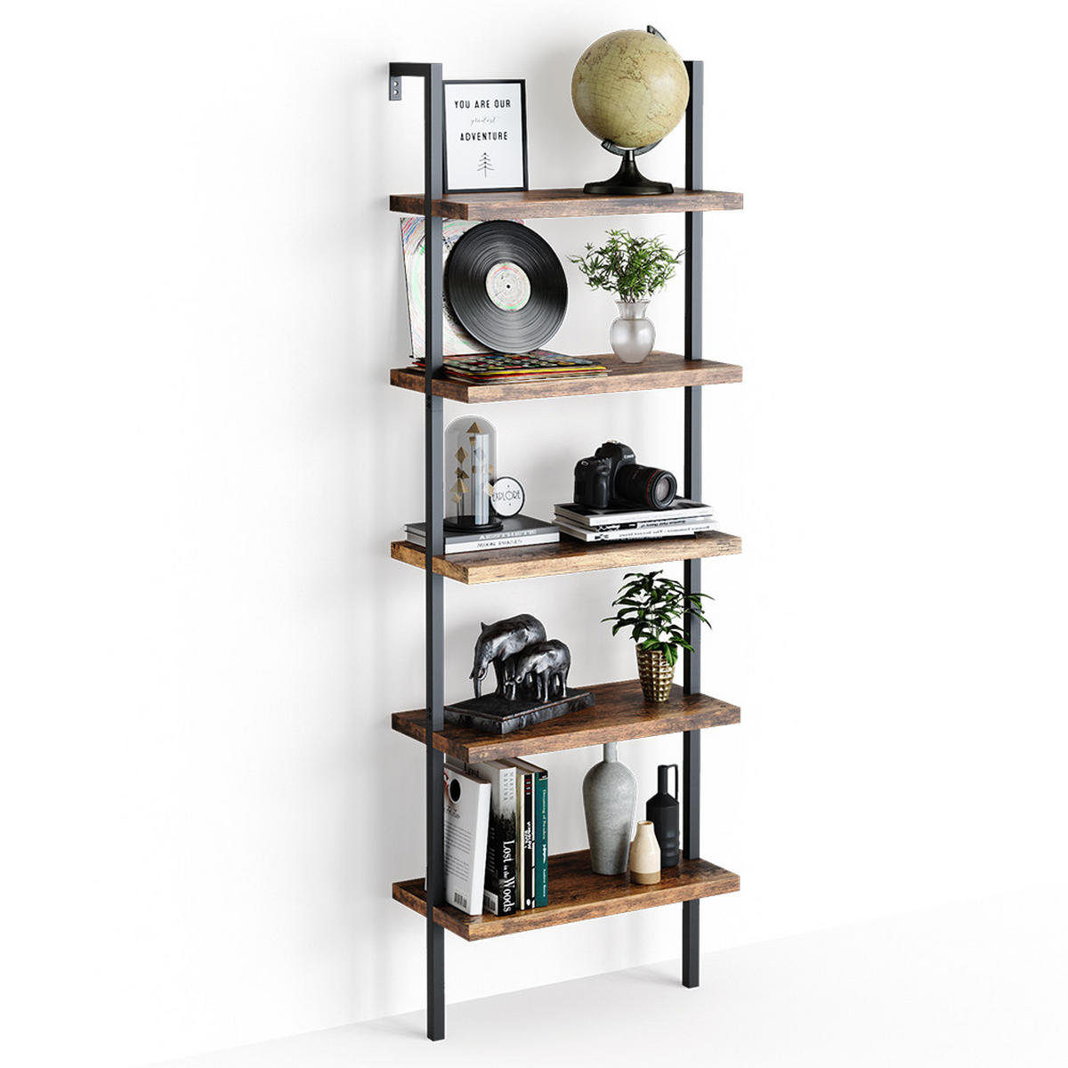 BÜCHERREGAL Ava Antikholz 60 x 183 cm - Eichefarben, Holzwerkstoff (60/183/30cm) - Vicco