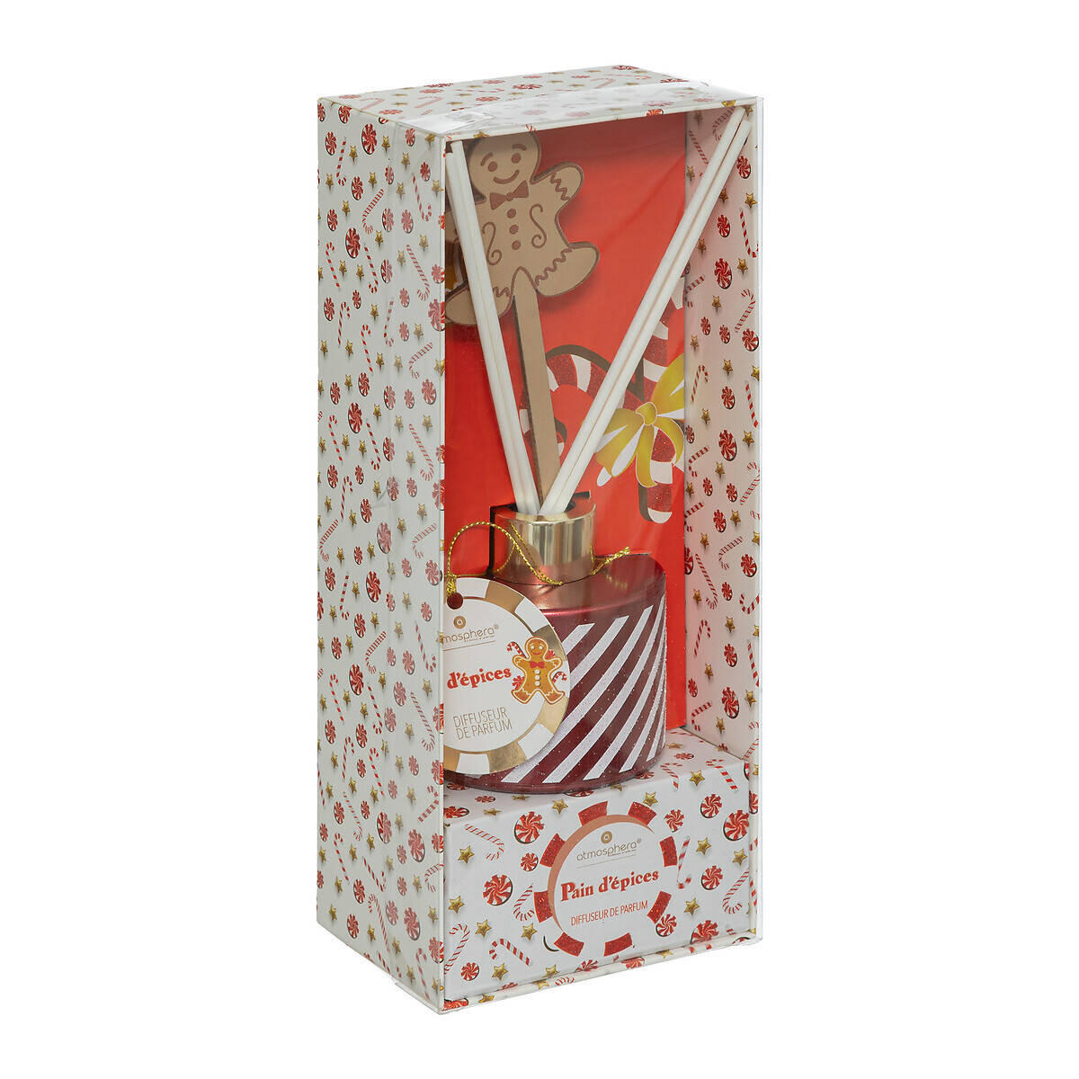 DUFTDIFFUSOR Weihnachtsmotiv 100 ml - Multicolor, Glas (7/24/7cm) - Atmosphera Createur d´interieur