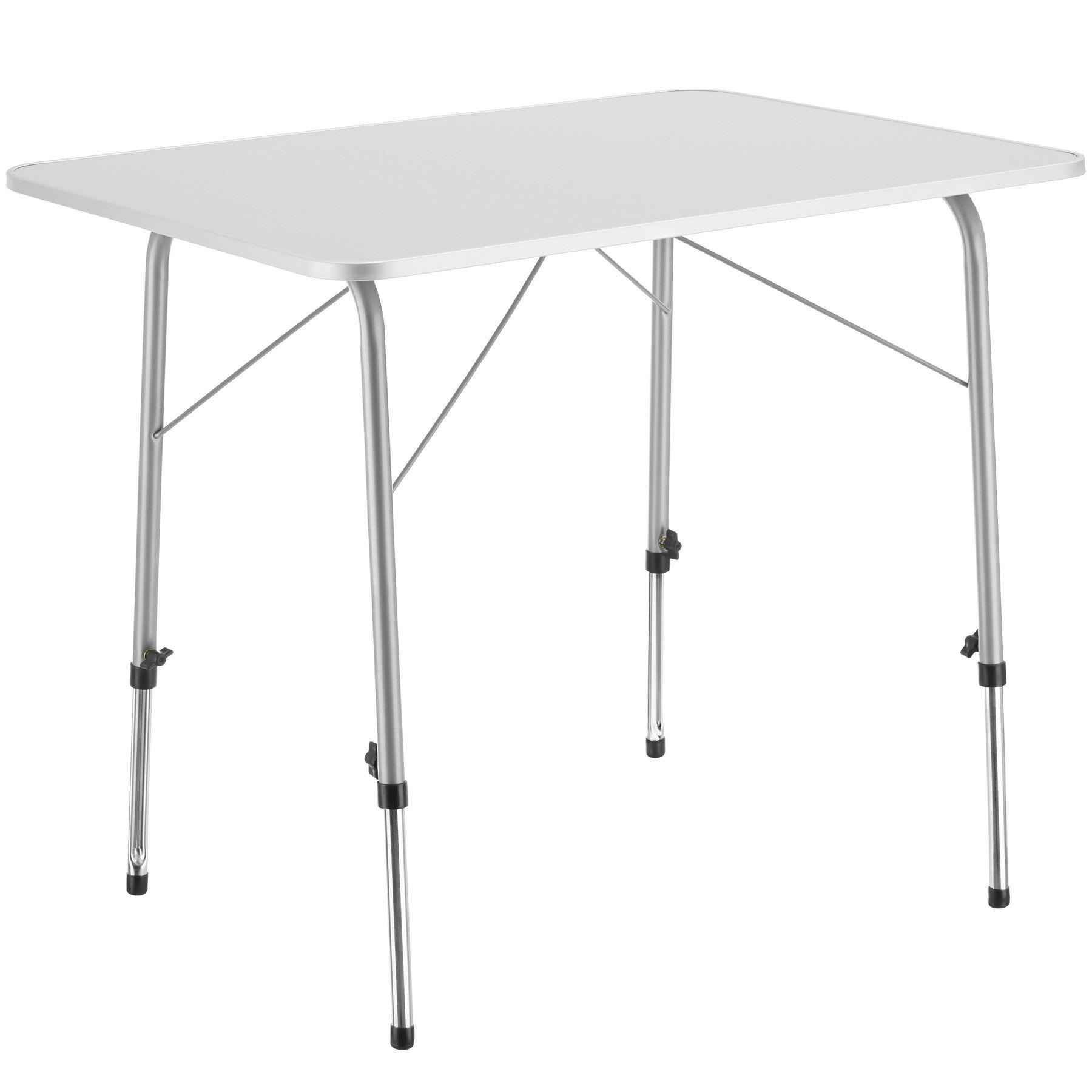CAMPINGTISCH Julian,80 x 60 x 68 cm,grau - Grau, Holz (80/60/68cm) - tectake