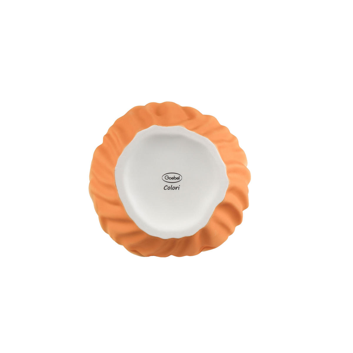 VASE Spirulina, Biskuit-Porzellan, orange, 30.5 cm - Orange, Keramik (30.5cm) - Goebel