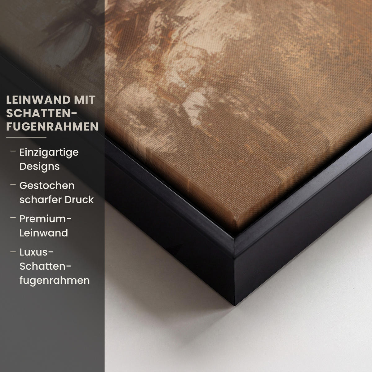 LEINWAND Bilder mit Rahmen - Weihnachten - Hirsch - Geweih - Weihnachtskugel - Rentier - 60x40 - Hellbraun, Textil (60/40cm) - MuchoWow