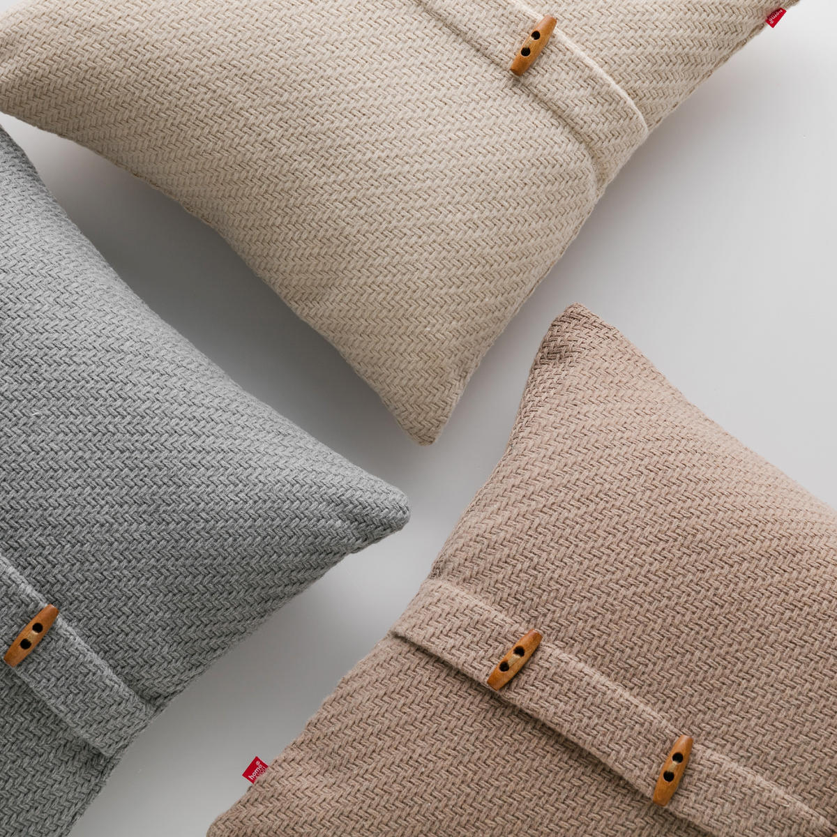 KISSENBEZUG Caminar - Beige, Textil (45/45cm) - home&you