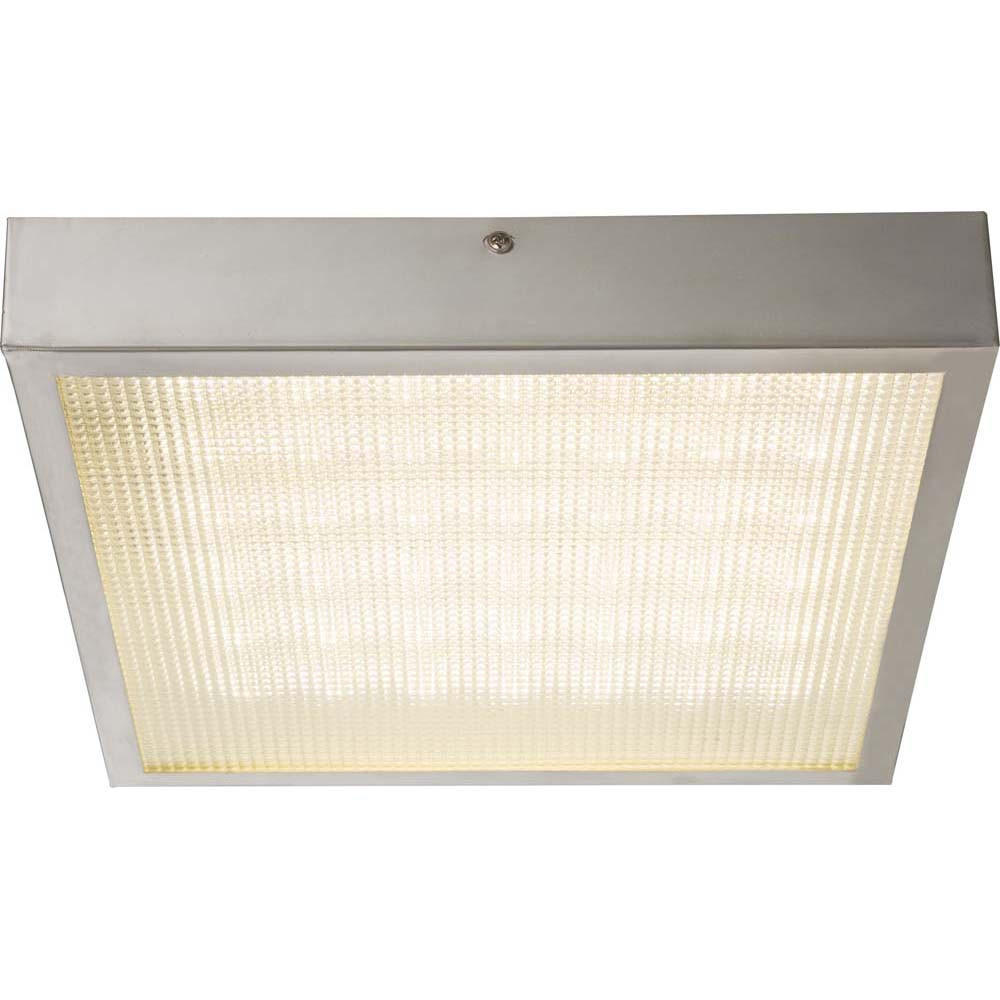 LED DECKENLEUCHTE Corey Silber matt - Silberfarben, Metall (30/30/5cm) - Globo Lighting