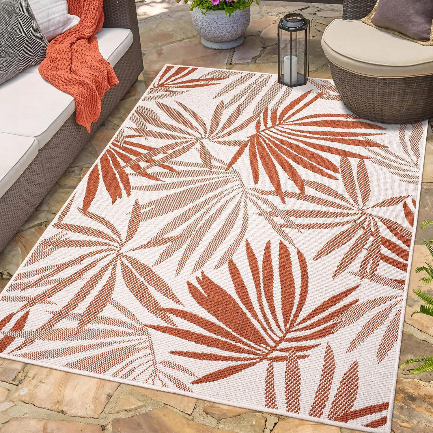 OUTDOOR-TEPPICH DuoRug 5771 Rot 200x290 cm - Rot, Textil (200/290cm) - carpet city