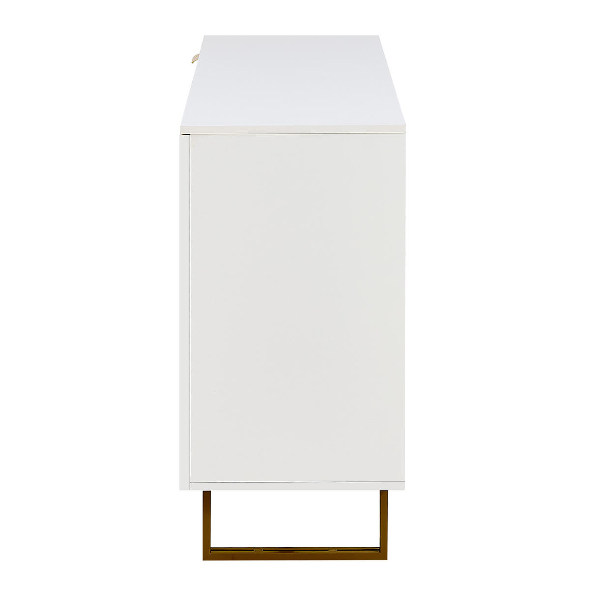 SIDEBOARD Elegante Kommode mit 2 Türen & 3 Schubladen Weiß - Weiß, Holzwerkstoff (160/81.5/40cm) - Urban Meuble