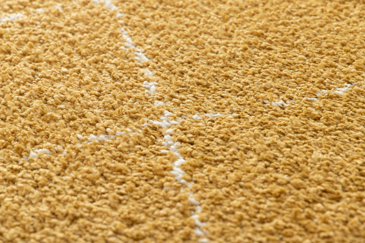 TEPPICH, dick, weich und edel, mit Fransen gelb - Gelb, Textil (160/230cm) - AFK Living