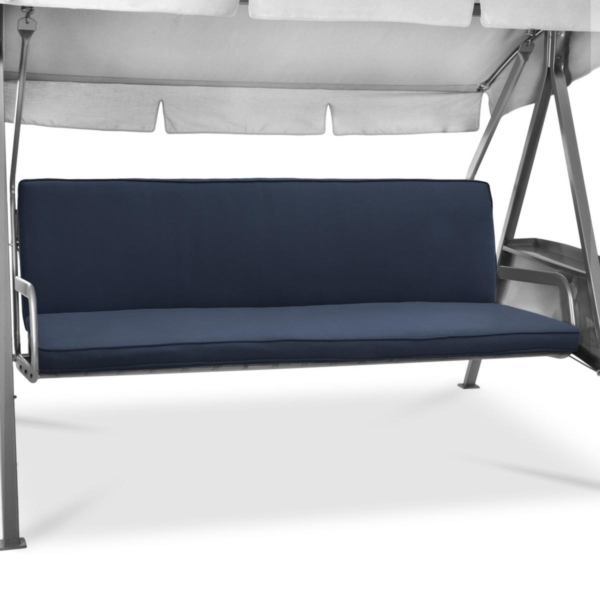 HOLLYWOODSCHAUKELAUFLAGE Loft HS - Dunkelgrau, Textil (50/6/180cm) - Beautissu 