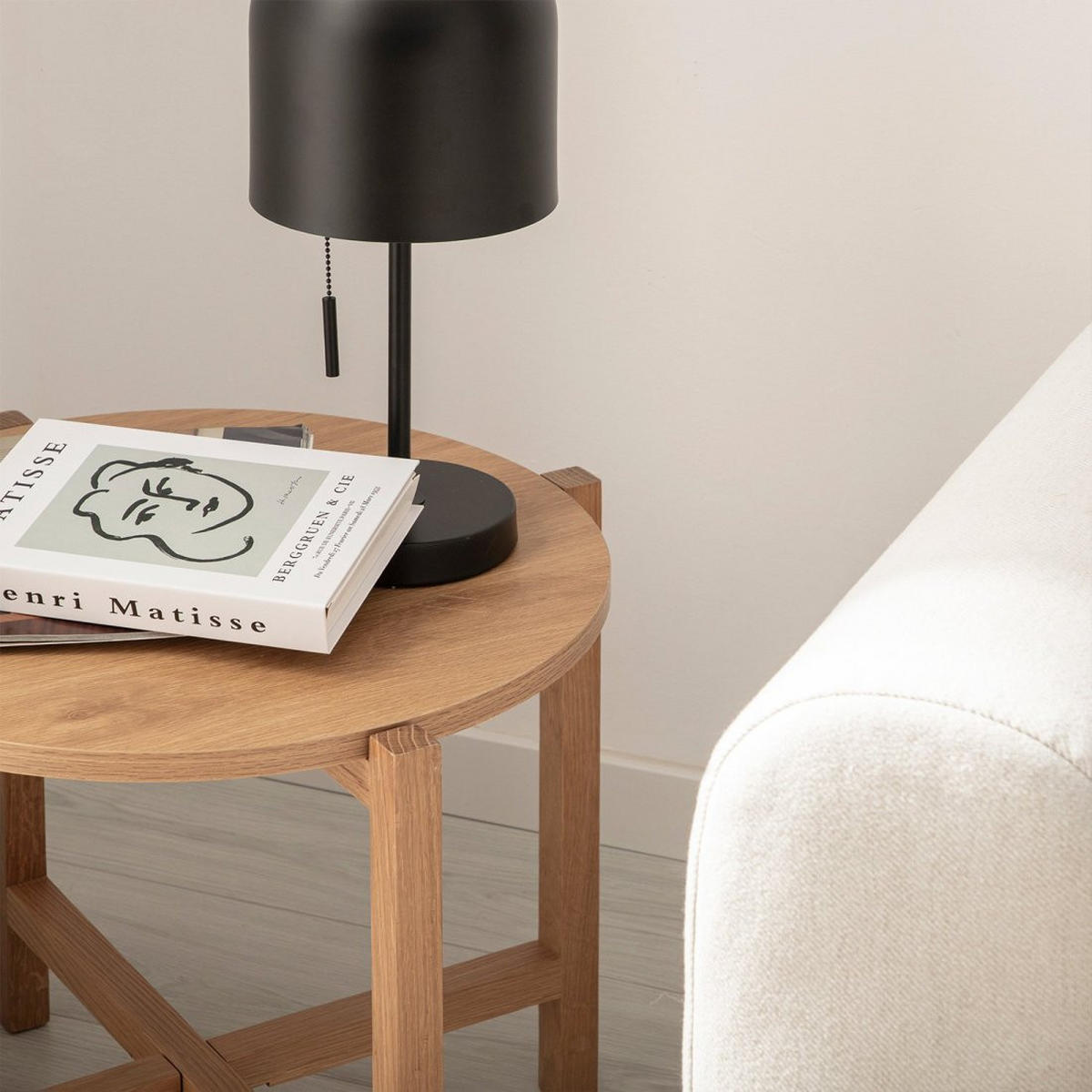 BEISTELLTISCH Arzen Natürlich 56 cm x 45 cm - Naturfarben, Holzwerkstoff (56/56/45cm)