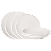 SCHALEN- UND TELLERSET NewMoon weiß 6er Set - Weiß, Keramik (1/1/1cm) - Villeroy & Boch