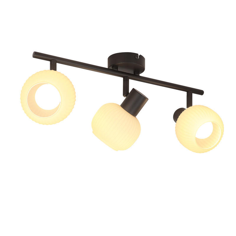 DECKENLEUCHTE Lerner 42.5/10/16.5cm - Schwarz, Metall (42.5/10/16.5cm) - Nettlife