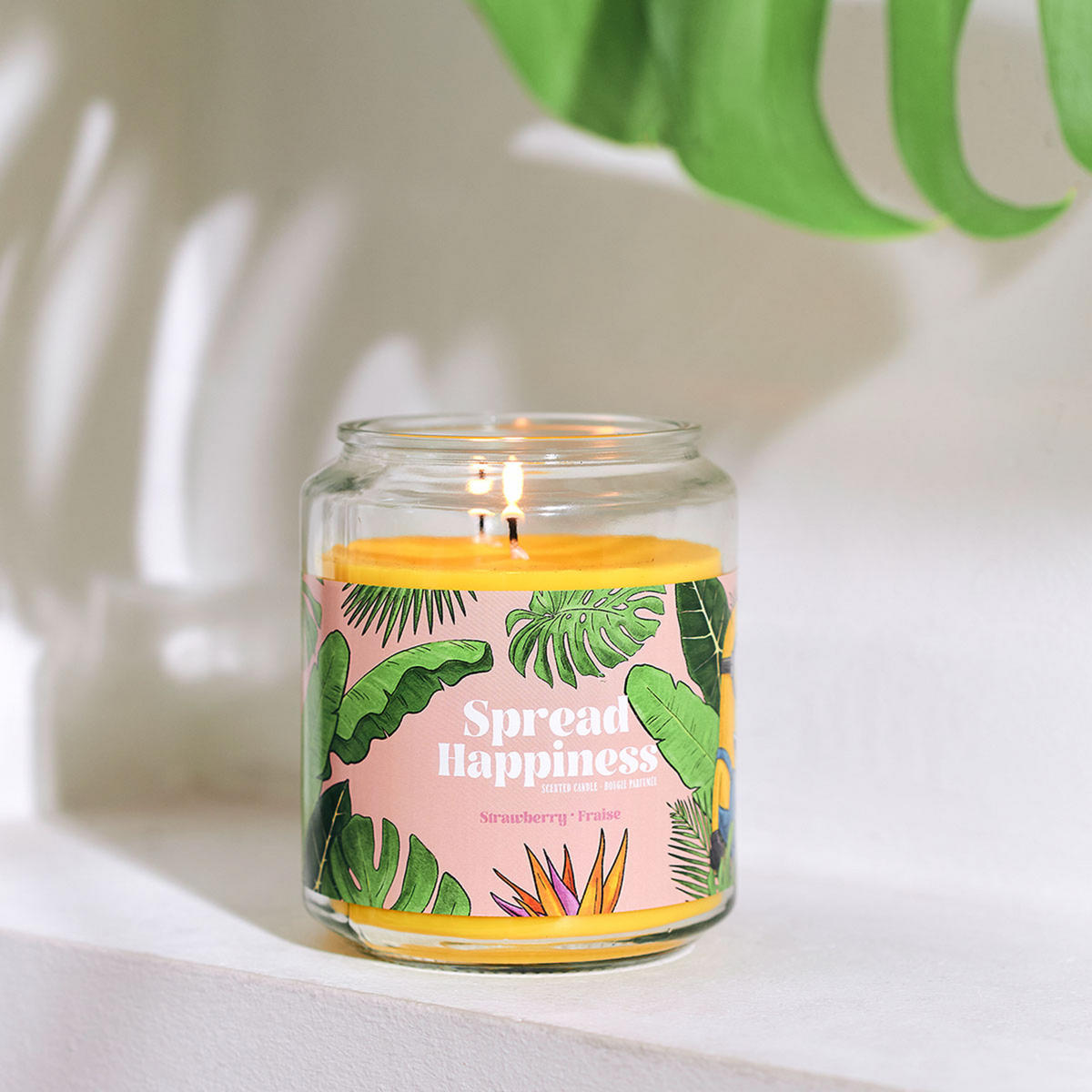 DUFTKERZE Minions - Multicolor, Glas/Naturmaterialen (12.5cm)