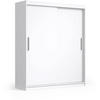 SCHWEBETÜRENSCHRANK Katrina weiß 180/215,5/59 cm 2-türig - Weiß, Holzwerkstoff (180/215.5/59cm) - Beautysofa