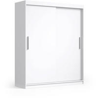 SCHWEBETÜRENSCHRANK Katrina weiß 180/215,5/59 cm 2-türig - Weiß, Holzwerkstoff (180/215.5/59cm) - Beautysofa
